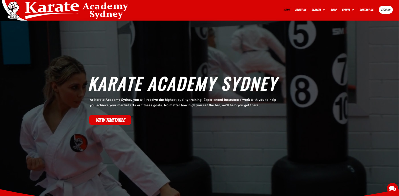 karate academy sydney | Web Stark